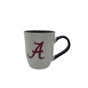 Alabama Crimson Tide Coffee Mug Speckled Ceramic NCAA Bama Crimson A Logo Cup